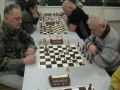 6. turnaj O pohár TJ Jiskra HB pražský Bohdan Trčka s nejstarším účastníkem Jaroslavem Horákem z Jihlavy